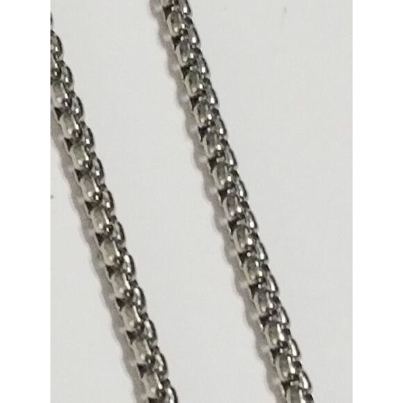 Silvertone 14" necklace with a blue pendant with snake n166* - Picture 6 of 8